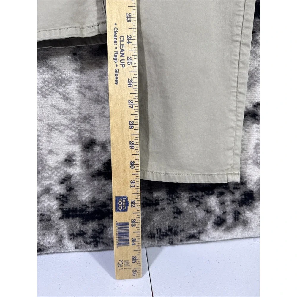 American‎ Eagle Jeans Mens Size 36x32 Beige Stretch Straight Leg Casual Office